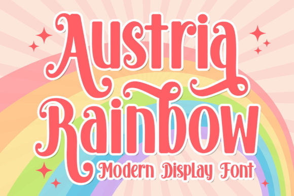 Austria Rainbow: A Display Font That Adds Grace to Brand Identity