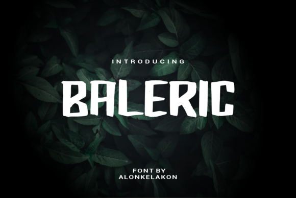 Baleric: A Display Font That Feels Like a Thoughtful Design Choice