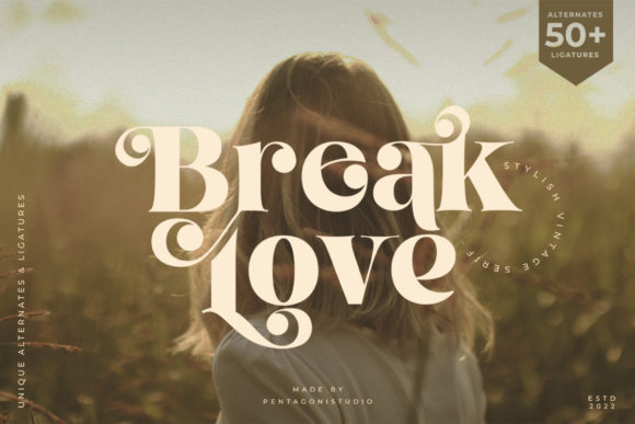 Break Love: A Display Font That Feels Like a Handwritten Hug