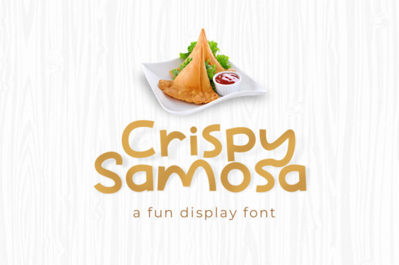 Crispy Samosa: A Playful Display Font That Makes Your Brand Stick