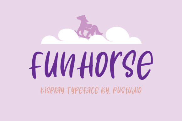 Fun Horse: A Playful Paint-Brushed Display Font for Warm, Handmade Branding