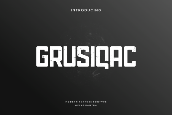 Grusiqac: A Sci-Fi Display Font That Elevates Handmade Design