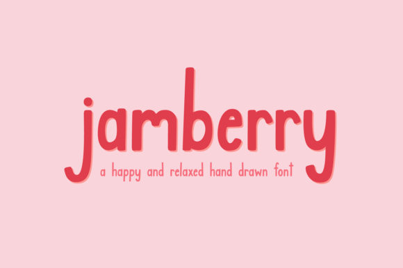 Jamberry: A Relaxed Display Font for Quirky Editorial Projects