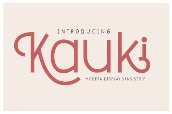 Kauki: The Display Font That Elevates Handmade Creations
