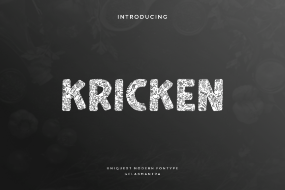 Kriken: A Bold, Confident Display Font