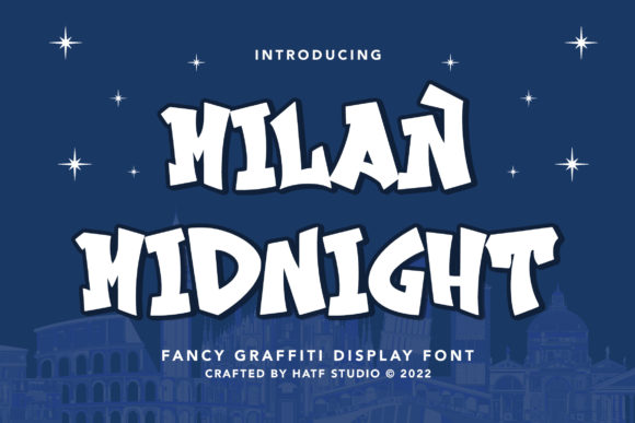 Milan Midnight: A Graffiti Display Font That Actually Works