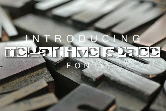 Negative Space: A Display Typeface for Editorial Impact