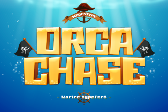 Orca Chase: A Display Font That Cuts Through the Feed