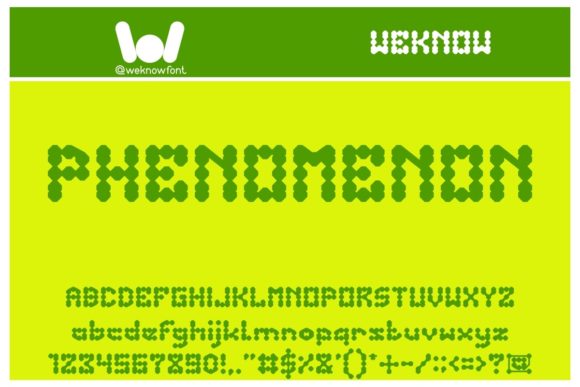 Phenomenon: A Premium Display Font for Handmade Labels & Printables
