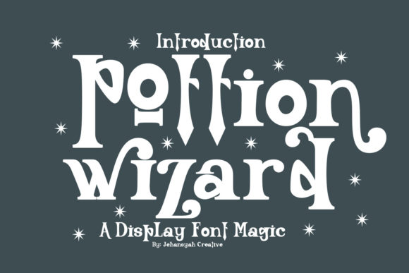 Pottion Wizard: A Playful Display Font That Delivers Personality