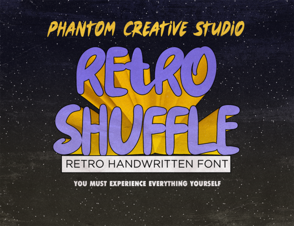 Retro Shuffle: A Bold Display Font for Memorable Branding
