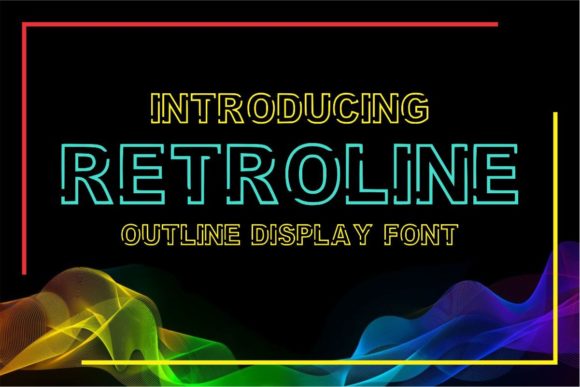 Retroline: A Bold Display Font for Small Business Branding