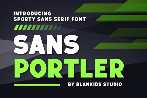Sans Portler: A Bold Display Font for Handmade Brands