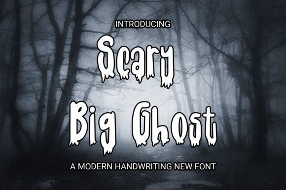 Scary Big Ghost: A Display Font for Editorial Mood and Moment