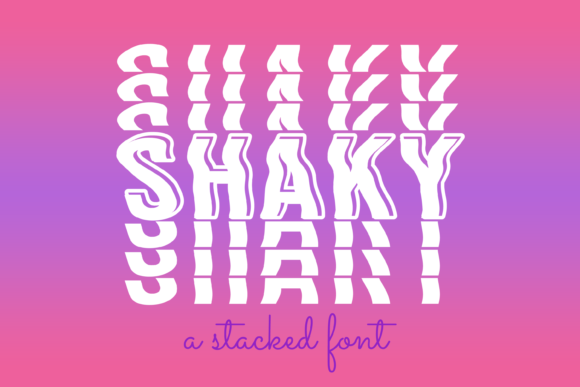 Shaky Font: A Display Typeface That Adds Instant Personality