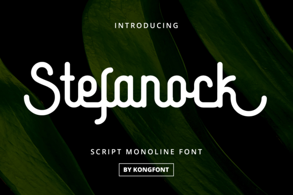 Stefanock: A Display Font That Feels Like a Thoughtful Pause