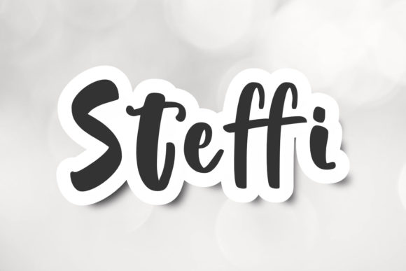 Steffi: A Warm, Hand-Drawn Display Font for Small Business Branding