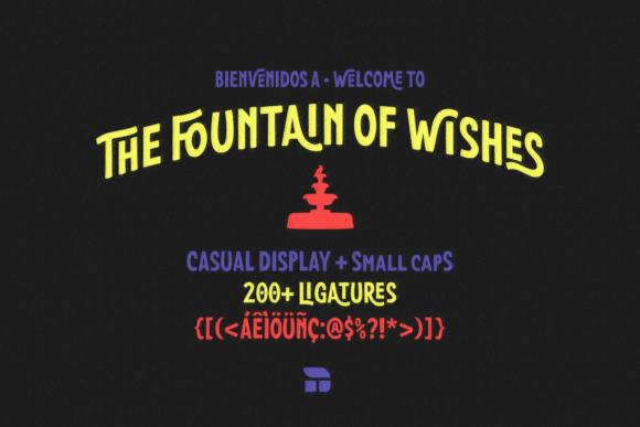 The Fountain of Wishes: A Bold Display Typeface for Digital Branding