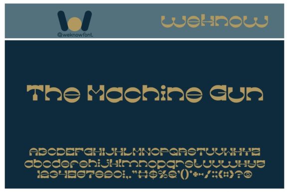 The Machine Gun Font: A Western Display Typeface That Packs a Punch