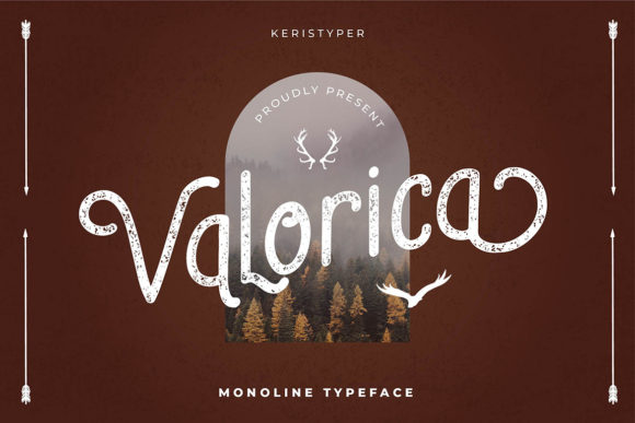 Valorica: A Display Font That Anchors Digital Brand Identity