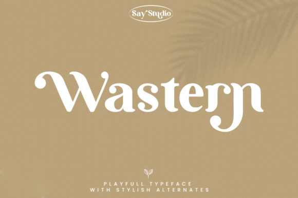 Wastern: A Playful Display Font That Makes Your Brand Feel Polished & Human