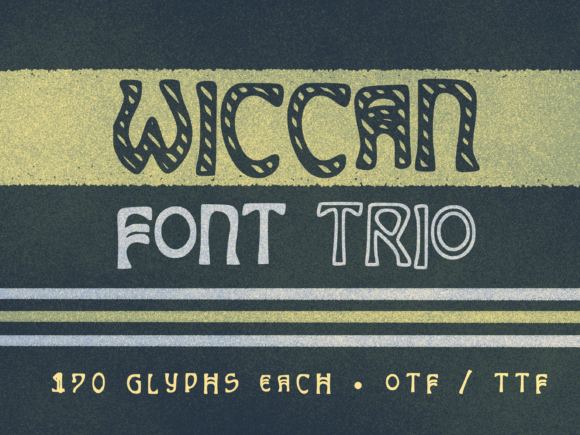 Wiccan Trio: A Thoughtful Display Font for Editorial Warmth